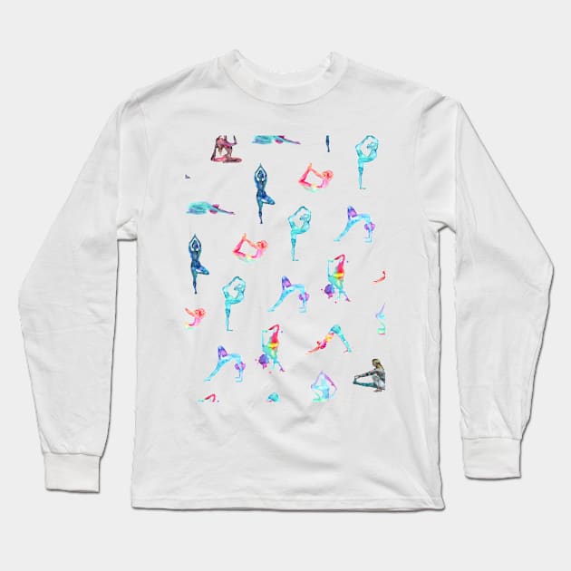 Yoga mix Long Sleeve T-Shirt by LaBellaCiambella